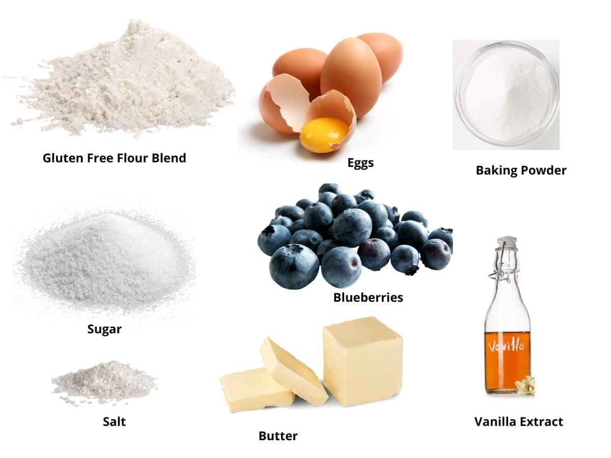 blueberry muffins ingredients