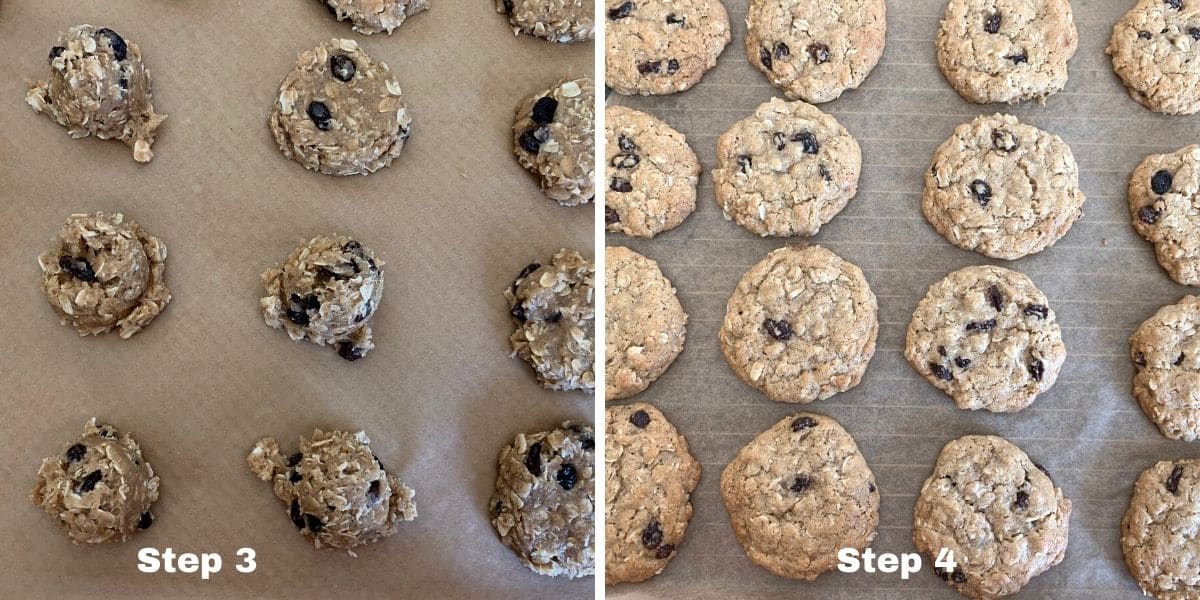 Oatmeal cream pies steps three and four photos.