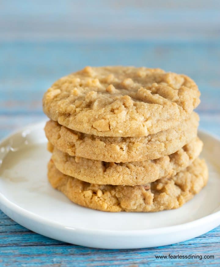 The Best Gluten Free Peanut Butter Cookies - Fearless Dining