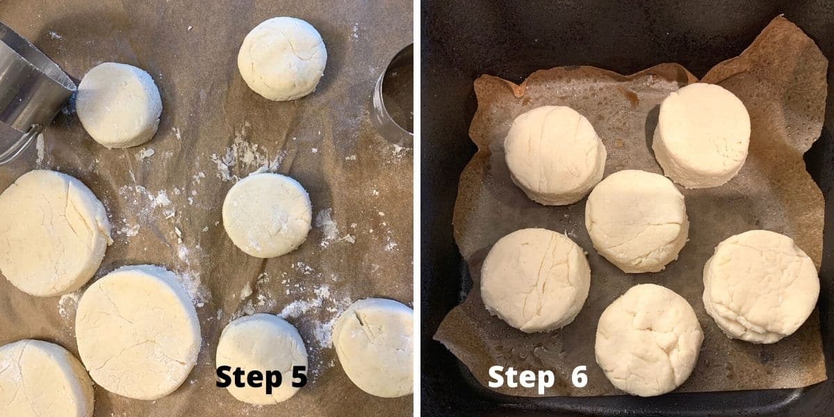 The gluten free rolls photos steps.