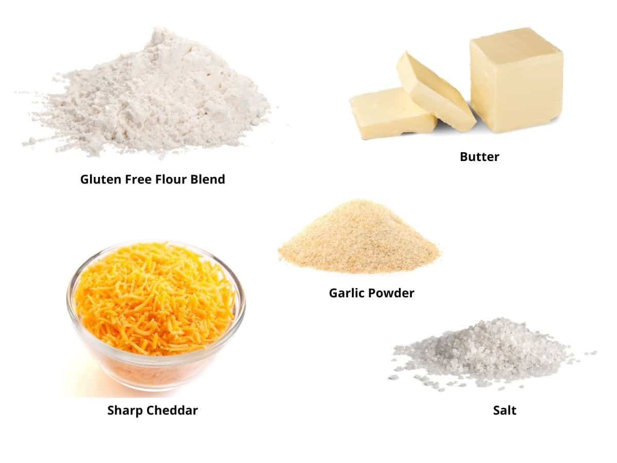 Photos of the gluten free cheez its ingredients.