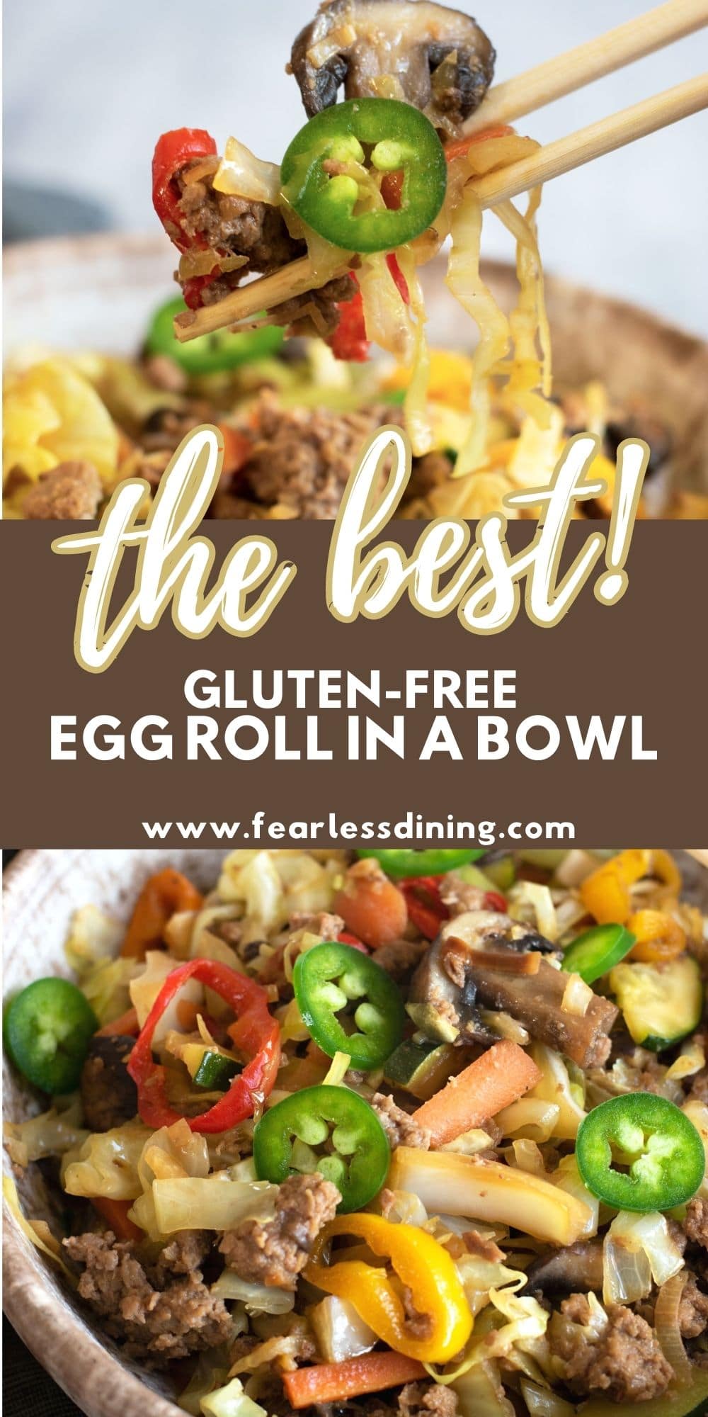 Gluten Free Egg Roll In A Bowl - Fearless Dining