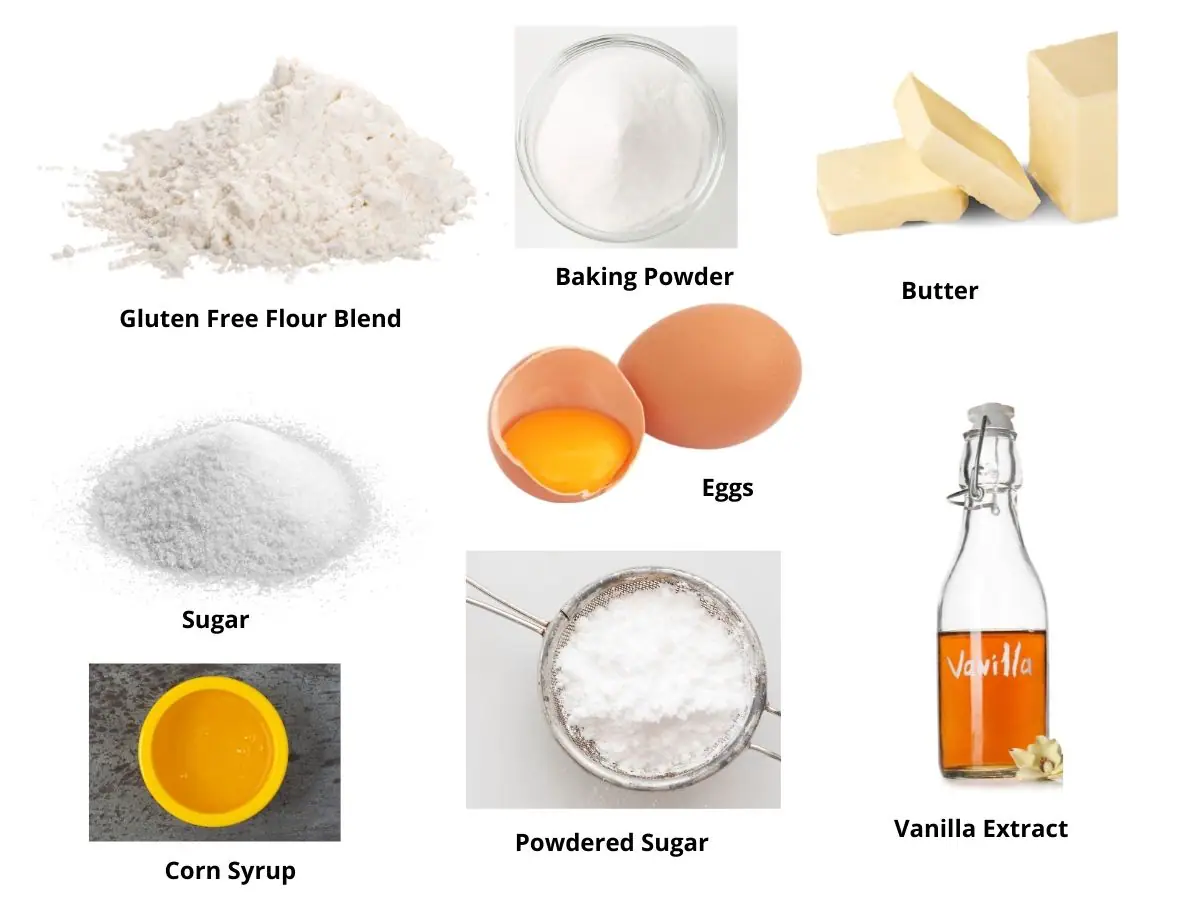 gluten free vanilla wafers ingredients