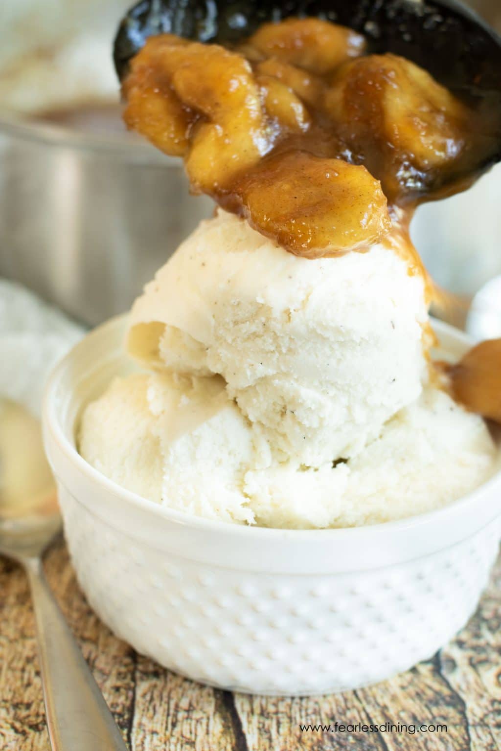 Quick and Easy Banana Flambe Sundaes Fearless Dining