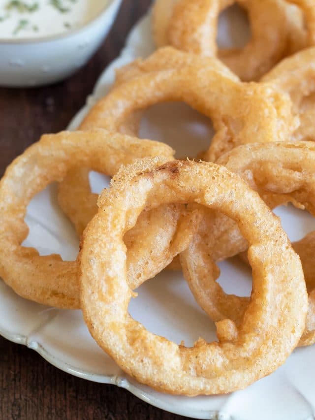 The Best Gluten Free Fried Onion Rings