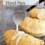 A Pinterest image of of the hand pies.