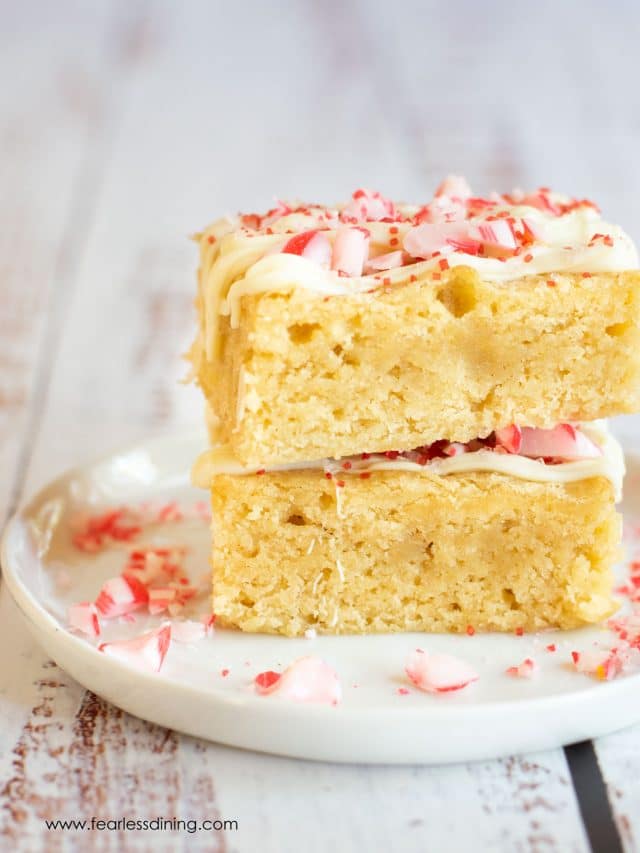 Easy Gluten Free Butterscotch Brownies Fearless Dining