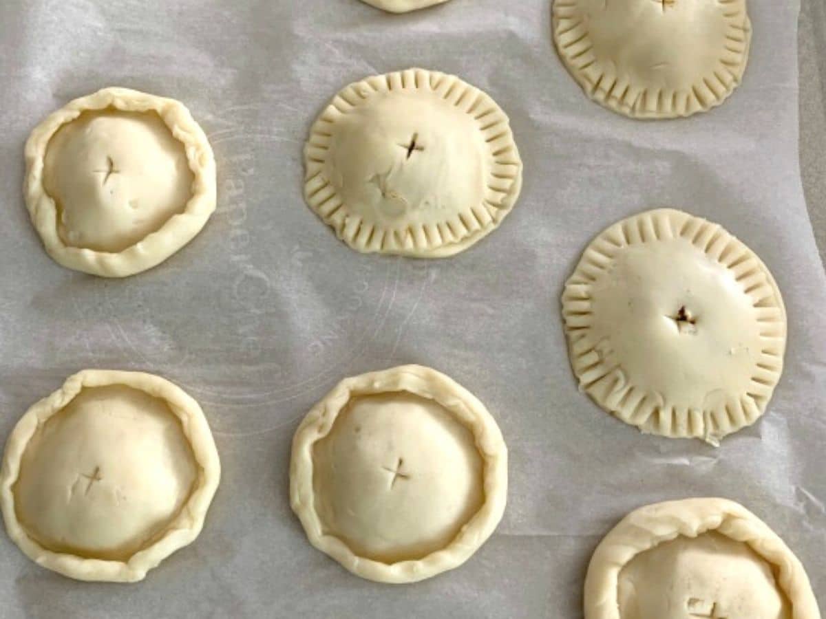 hand pies ready to bake