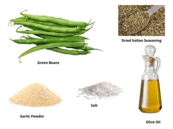 air fryer green bean ingredients