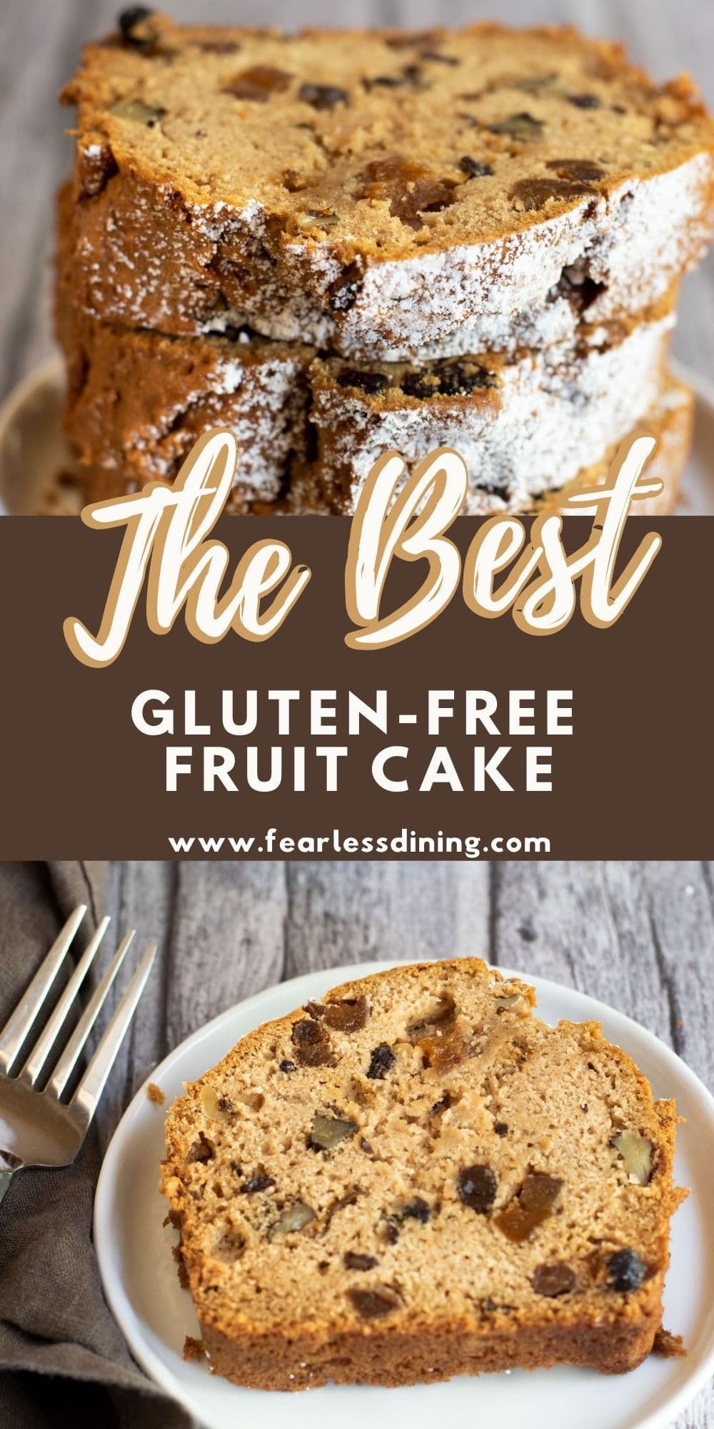 The Best Gluten Free Fruit Cake Dairy-Free too! - Fearless Dining
