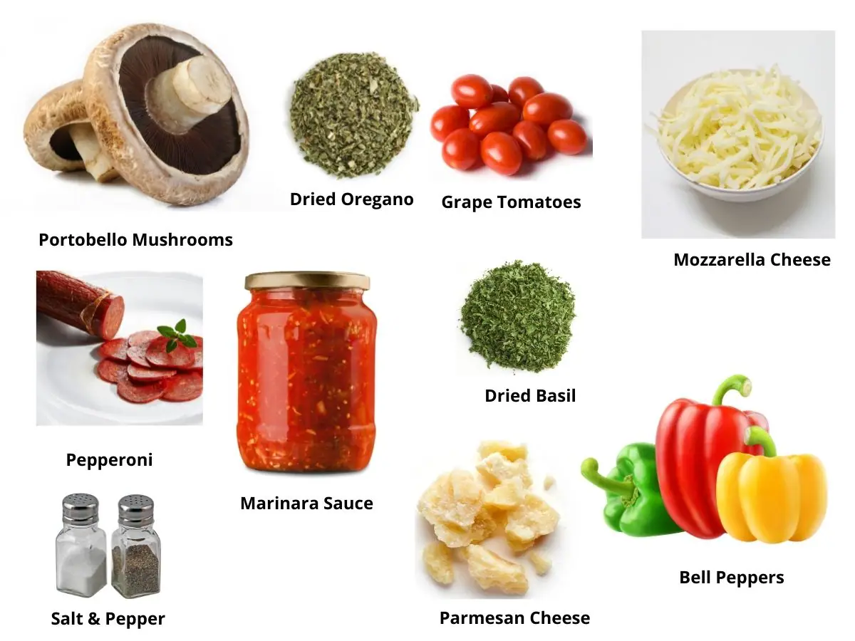 portobello mushroom ingredients