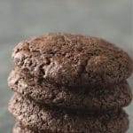 a pinterest pin image of the brownie cookies