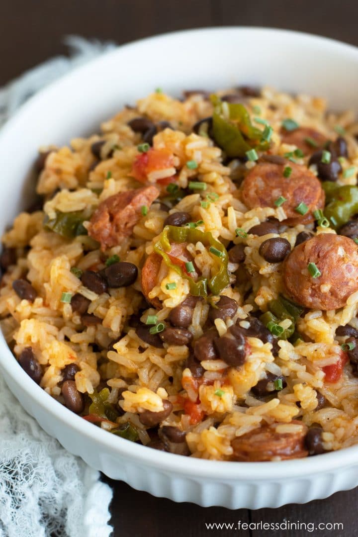 Easy OnePot Cajun Rice With Sausage and Beans Fearless Dining