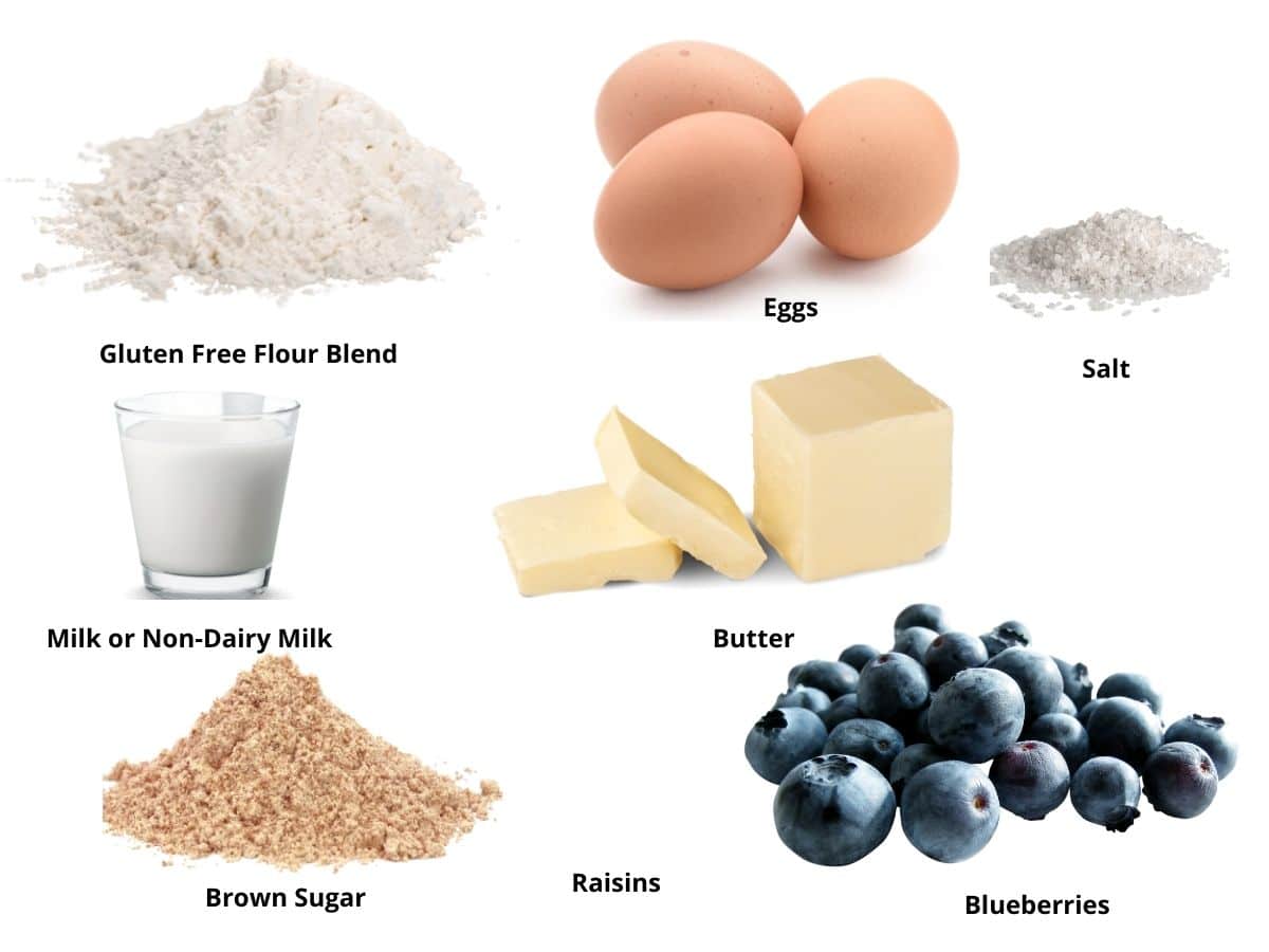 blueberry mug muffin ingredients
