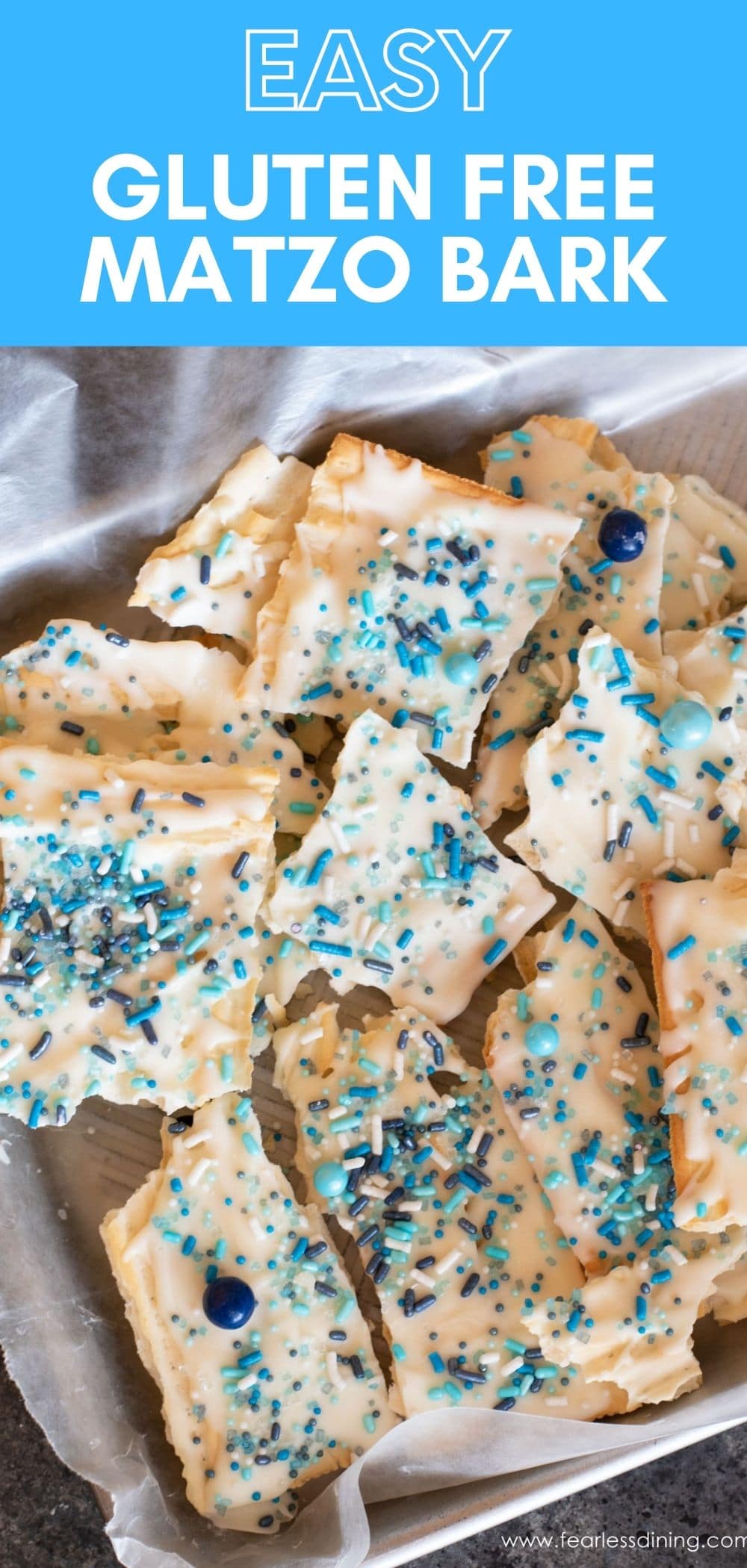 Easy Gluten Free Matzo Bark Fearless Dining