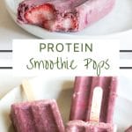 a pinterest pin image of the popsicles