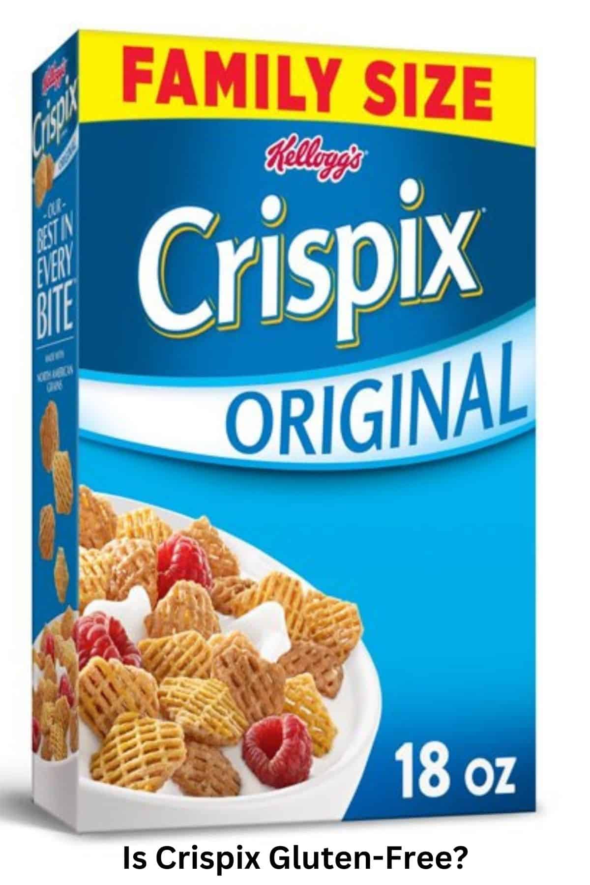 A box of Crispix cereal.