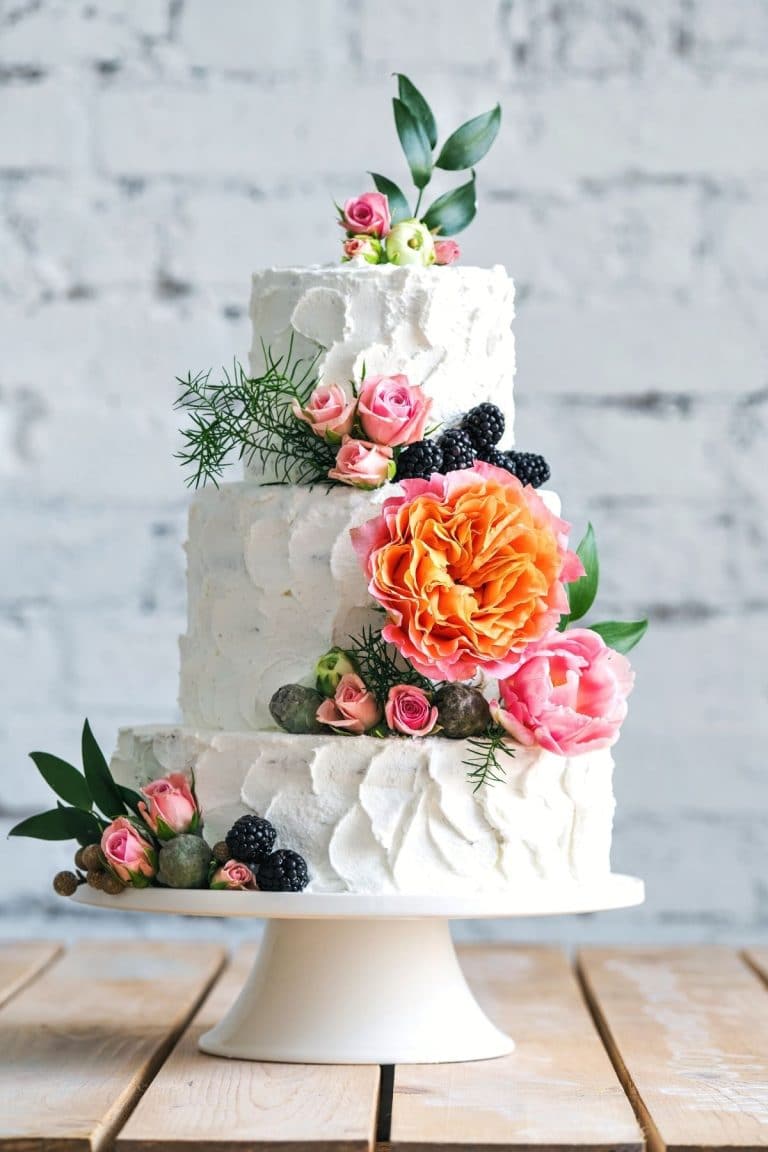 The Best Gluten Free Wedding Cake {Dairy-Free Option}