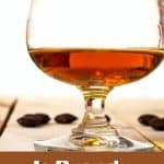 a snifter of brandy pin image.
