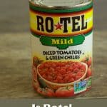 a pin image of a can of rotel.