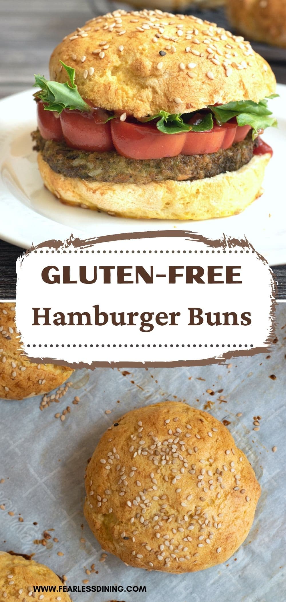 Fluffy Gluten Free Hamburger Buns Fearless Dining