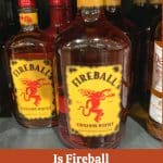 a pin image of fireball liquor bottles.