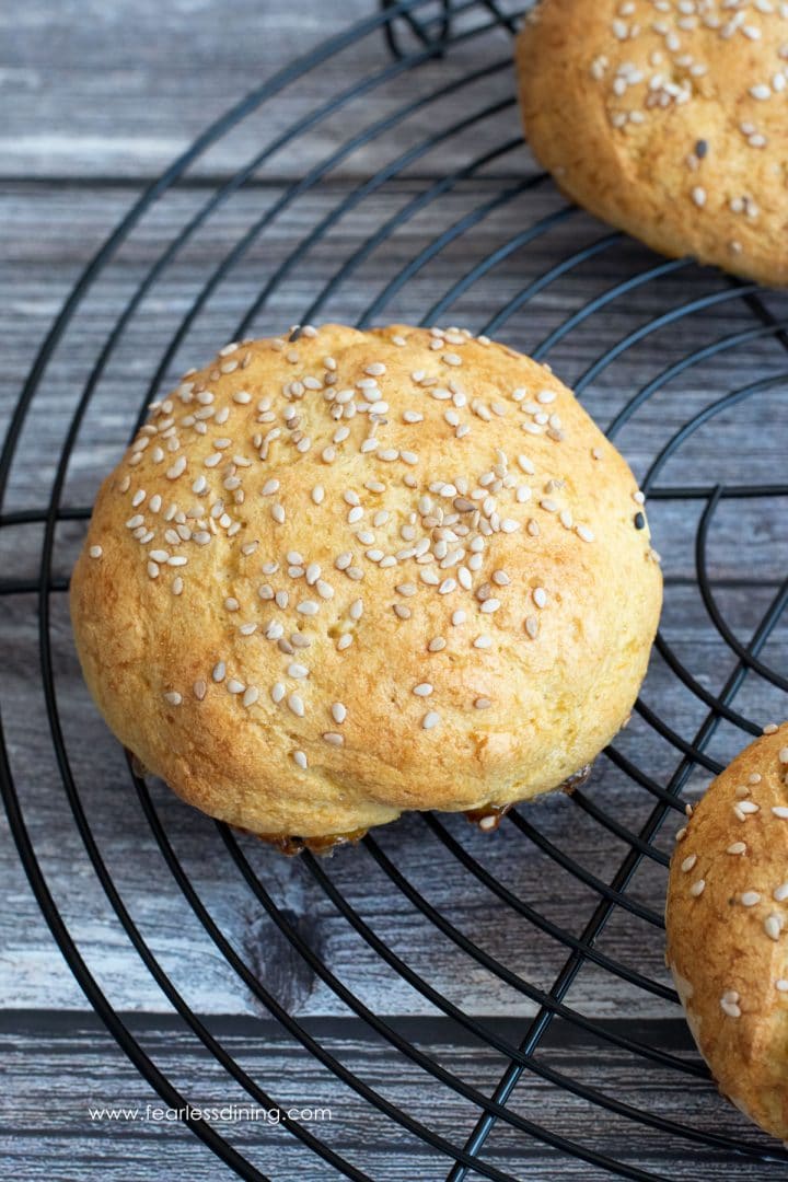 Fluffy Gluten Free Hamburger Buns Fearless Dining