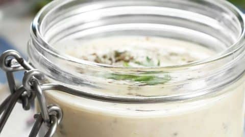 Homemade Gluten Free Ranch Dressing Recipe in Under 10 Minutes