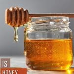 a pin image of a jar of honey.