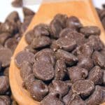 pinterest image of chocolate chips.
