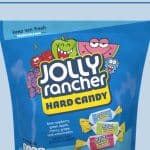 pinterest image of a bag of jolly ranchers.