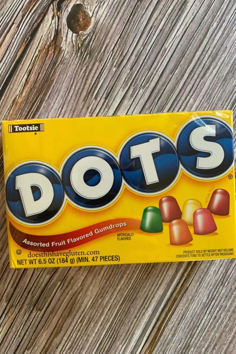 Are DOTS Gluten Free?