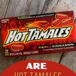 a pinterest image of a box of hot tamales.