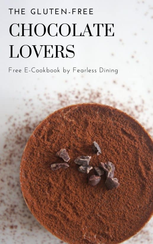 A picture of the cover of the chocolate e-cookbook.