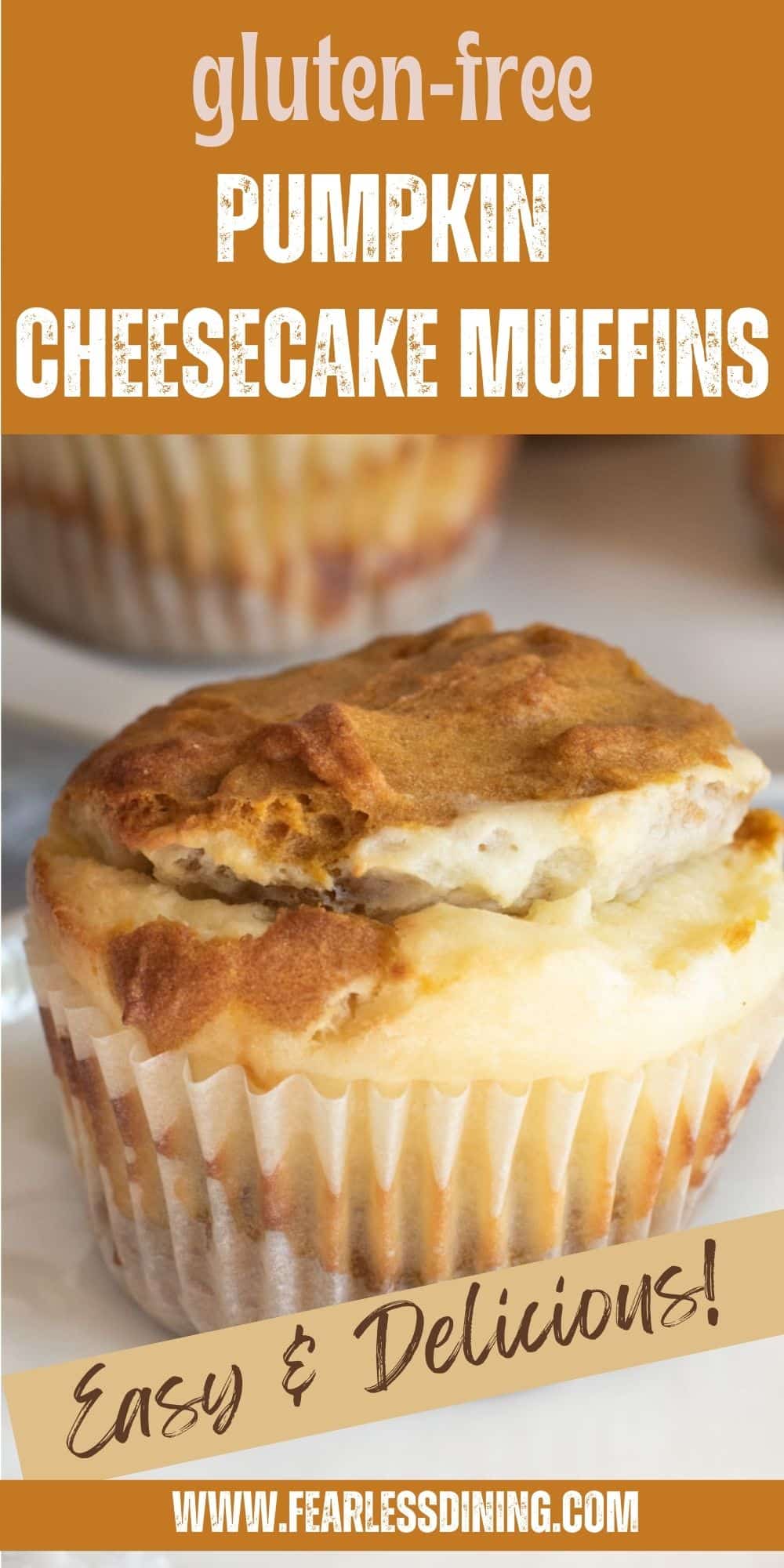 Gluten Free Pumpkin Cream Cheese Muffins Fearless Dining