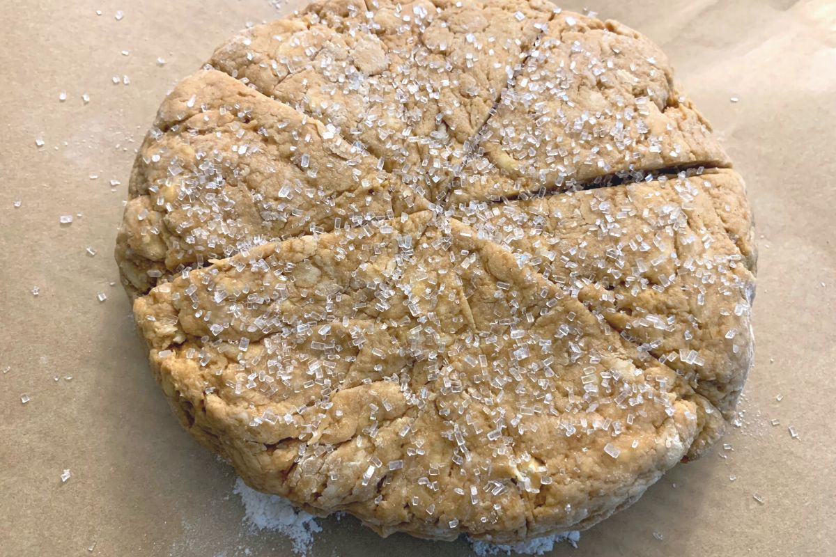 Photo of the scones ready to bake.