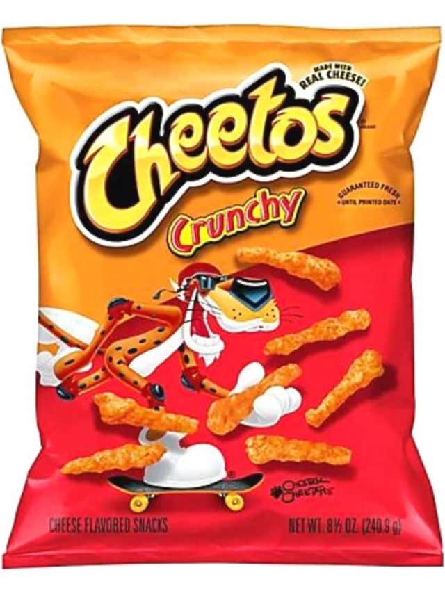 a bag of cheetos.