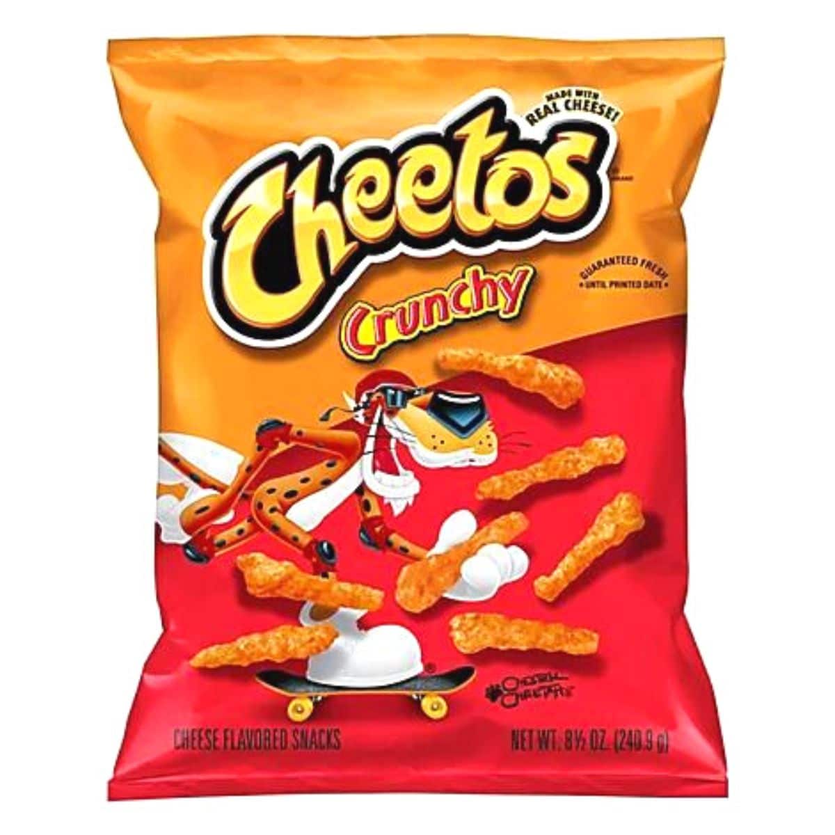a bag of cheetos.