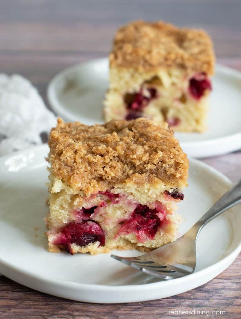 Gluten Free Cranberry Coffee Cake With Orange