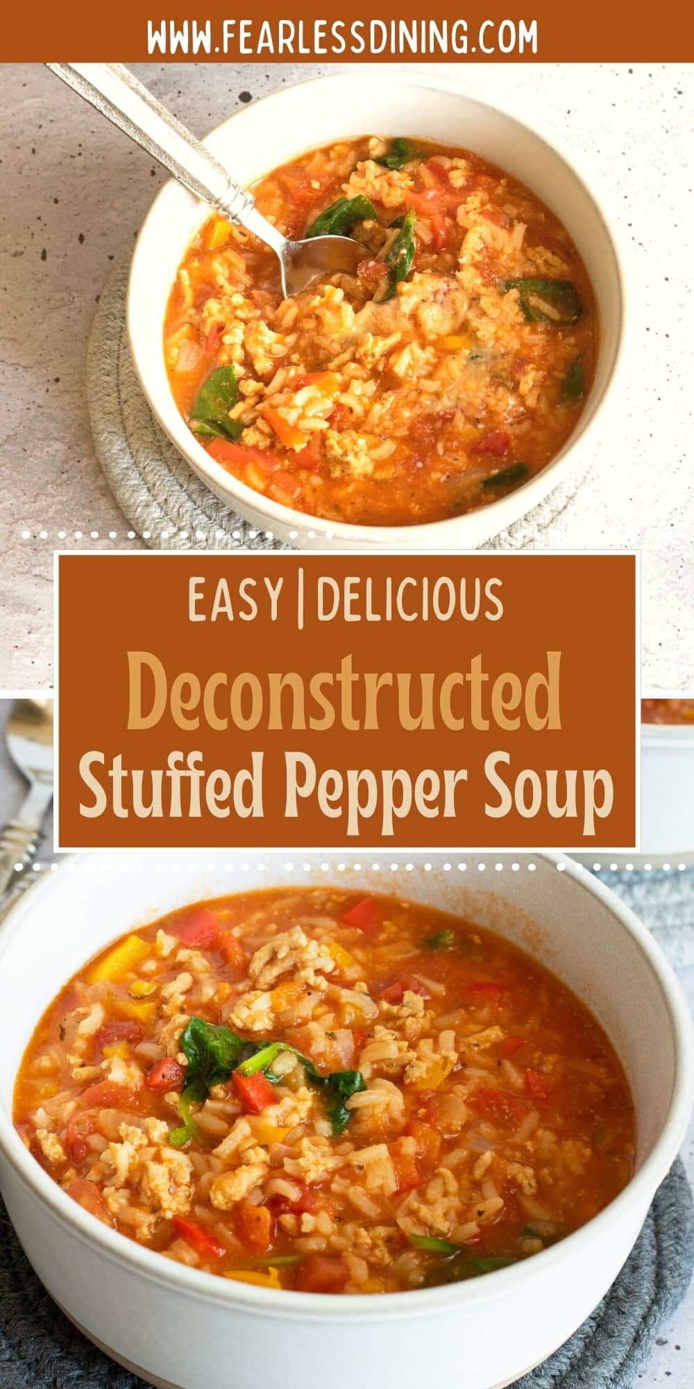 Unstuffed Pepper Soup Fearless Dining