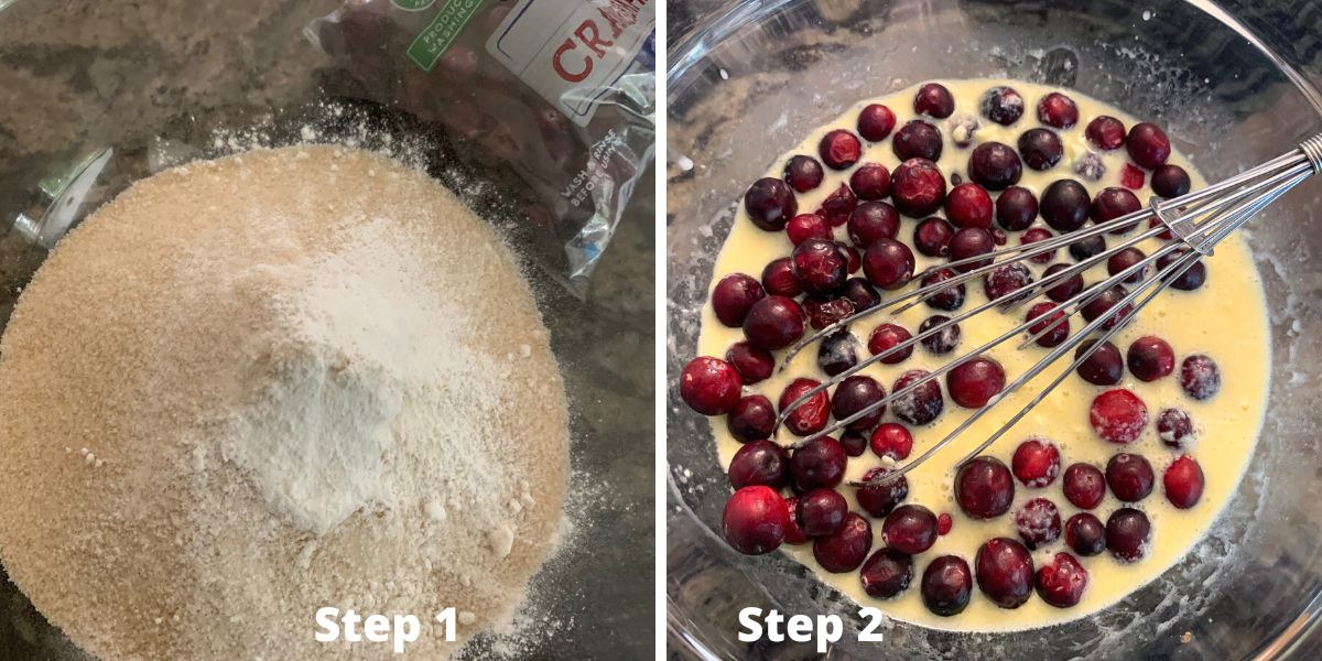 Photos of steps 1 and 2.