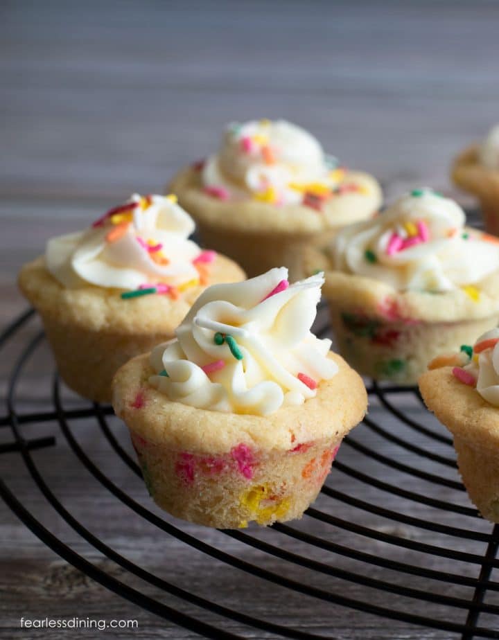 Party in a Cup Gluten Free Funfetti Cookie Cups Fearless Dining