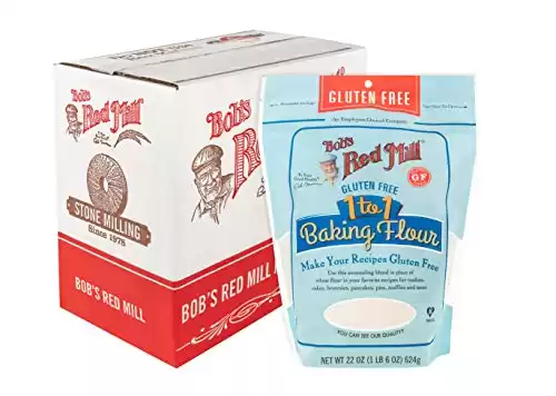 Bob's Red Mill Gluten Free 1:1 Flour, 22-ounce 4 pack