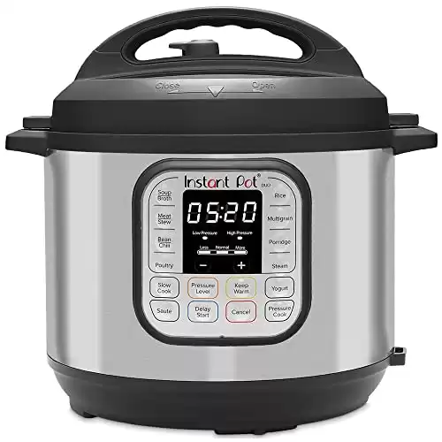 Instant Pot Duo 7-in-1 Electric Pressure Cooker, 8 Quart