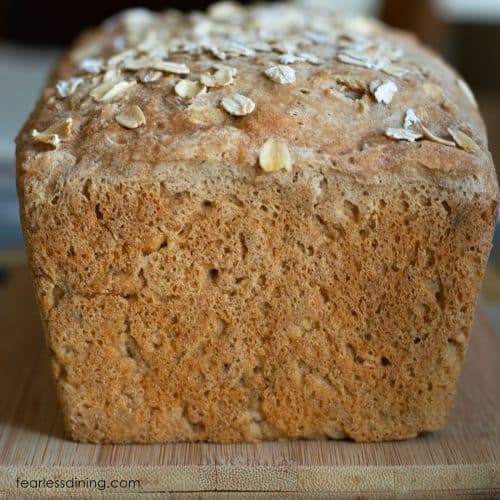 Gluten Free Oat Bread (Oven or Bread Machine!) Fearless Dining