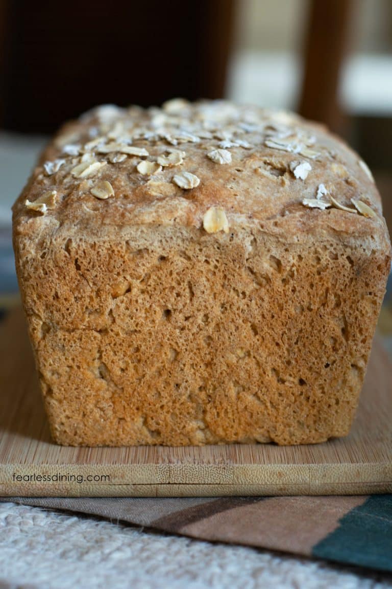Easy Gluten Free Oat Bread