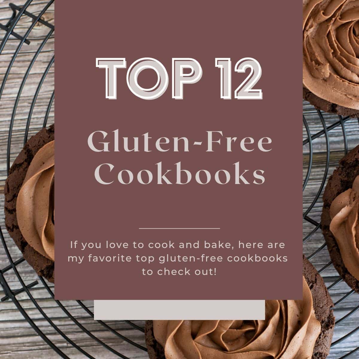 A photo that states " Top 12 Cookbooks" to introduce the article.