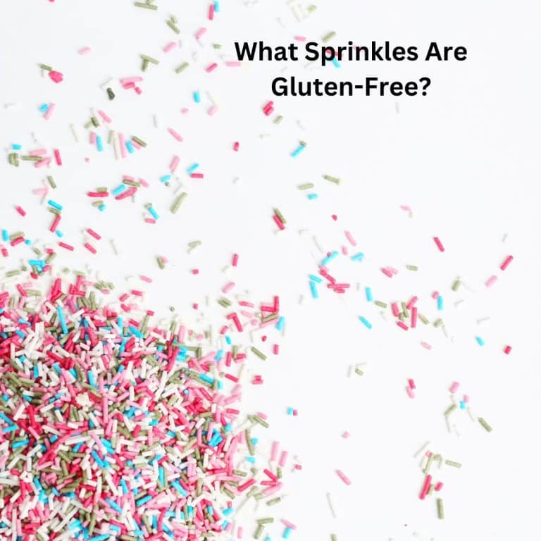 Sprinkles on the counter.