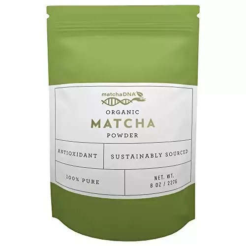 MATCHA USDA Organic Matcha Green Tea Powder Culinary Grade Powdered Matcha (8 Ounce Bag)