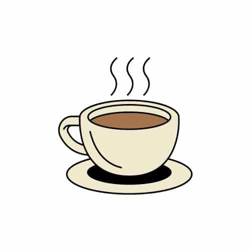 Small coffee cup icon.